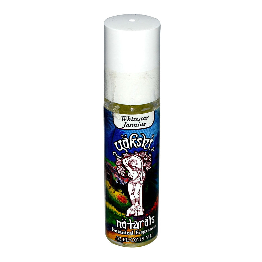 Yakshi Naturals Roll On Fragrance Whitestar Jasmine, 0.32 Oz